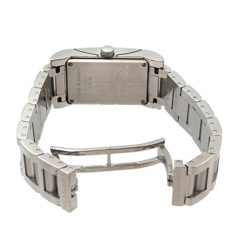 寶格麗 Rettangolo RT39S 女士黑色石英腕錶-3