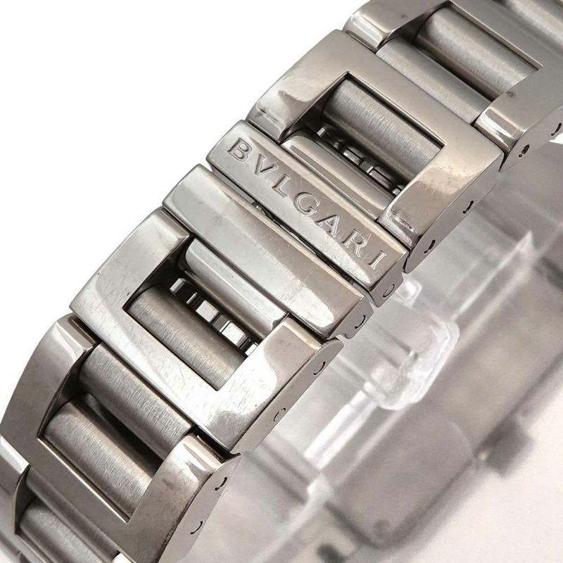 寶格麗 Rettangolo RT39S 女士黑色石英腕錶-5