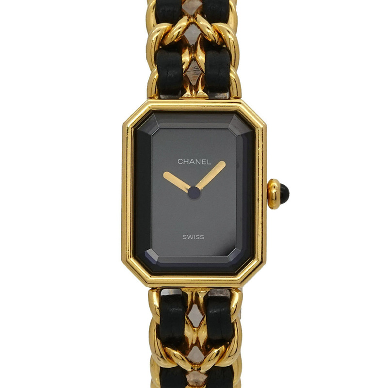 香奈兒 (CHANEL) Premiere 女士腕錶，M 碼，H0001，黑金配色，石英機芯-0