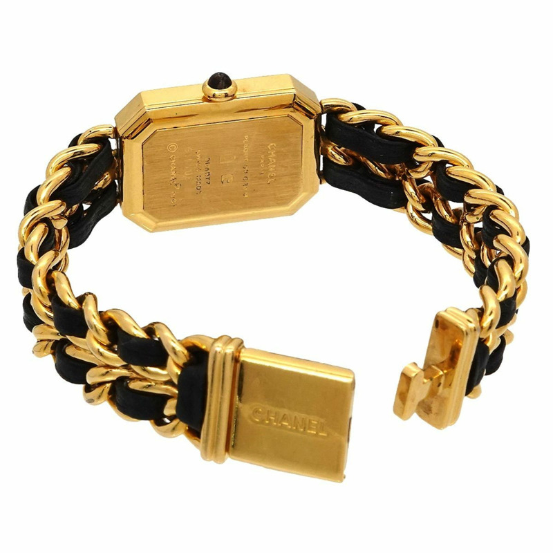 香奈兒 (CHANEL) Premiere 女士腕錶，M 碼，H0001，黑金配色，石英機芯-3