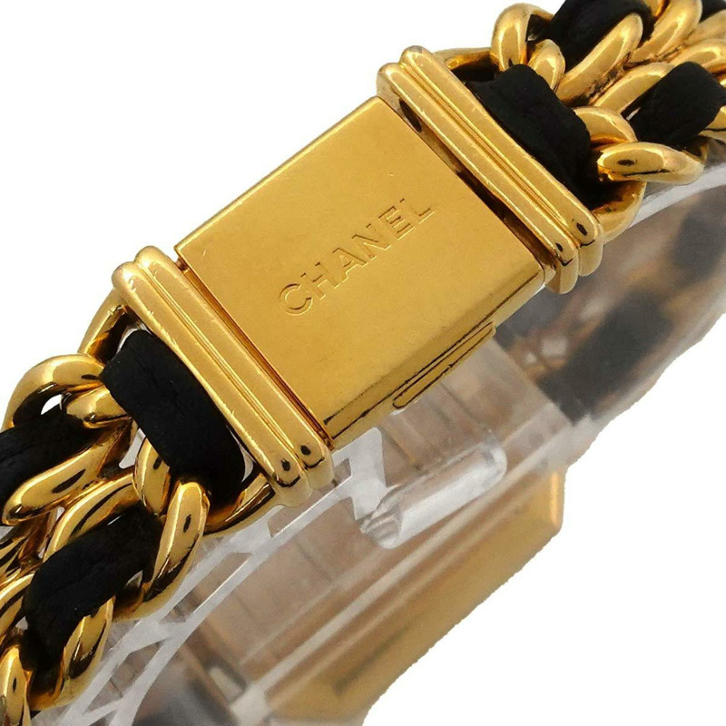 香奈兒 (CHANEL) Premiere 女士腕錶，M 碼，H0001，黑金配色，石英機芯-5