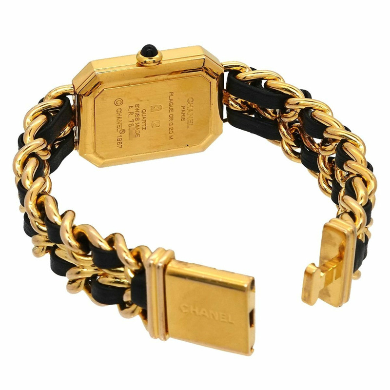 香奈兒 (CHANEL) Premiere 女士腕錶,M 碼,H0001,黑金配色,石英機芯-3