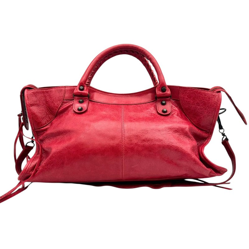 【美收精品】BALENCIAGA 紅色機車包 B-962【隔月月中將轉賣至日本 上架期限30天】-1