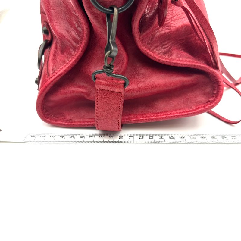 【美收精品】BALENCIAGA 紅色機車包 B-962【隔月月中將轉賣至日本 上架期限30天】-12