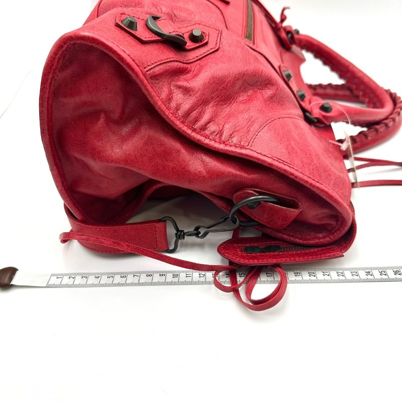 【美收精品】BALENCIAGA 紅色機車包 B-962【隔月月中將轉賣至日本 上架期限30天】-14