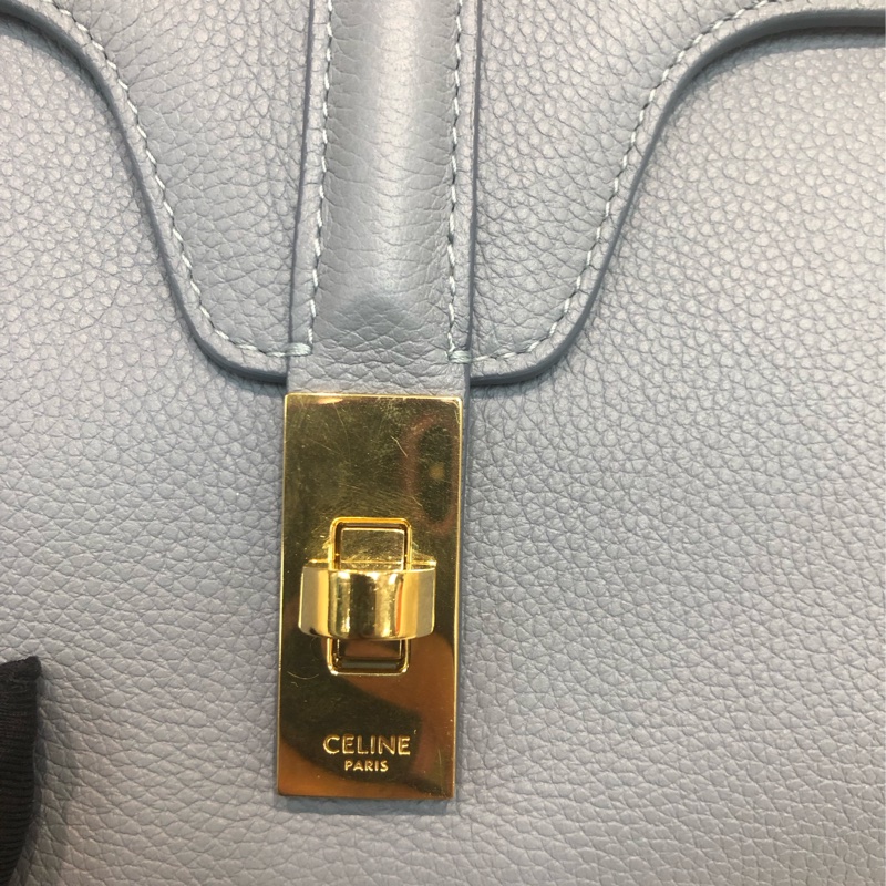 CELINE 灰藍色全皮斜孭袋 XB929-5