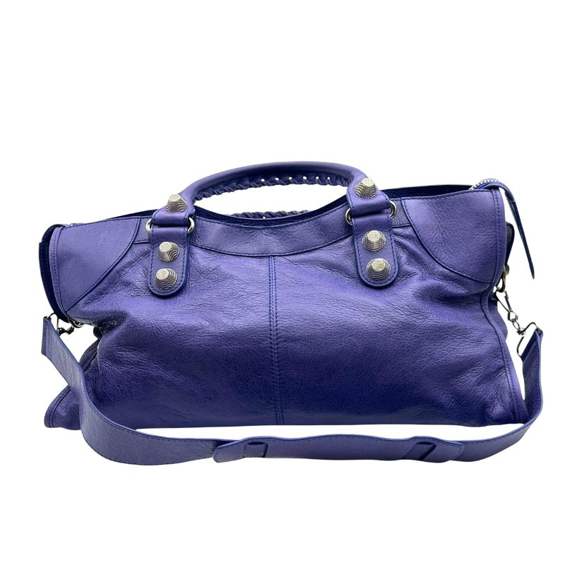 【美收精品】BALENCIAGA 深藍機車包 B-963【隔月月中將轉賣至日本 上架期限30天】-1