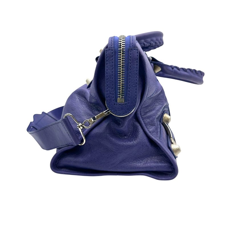 【美收精品】BALENCIAGA 深藍機車包 B-963【隔月月中將轉賣至日本 上架期限30天】-3