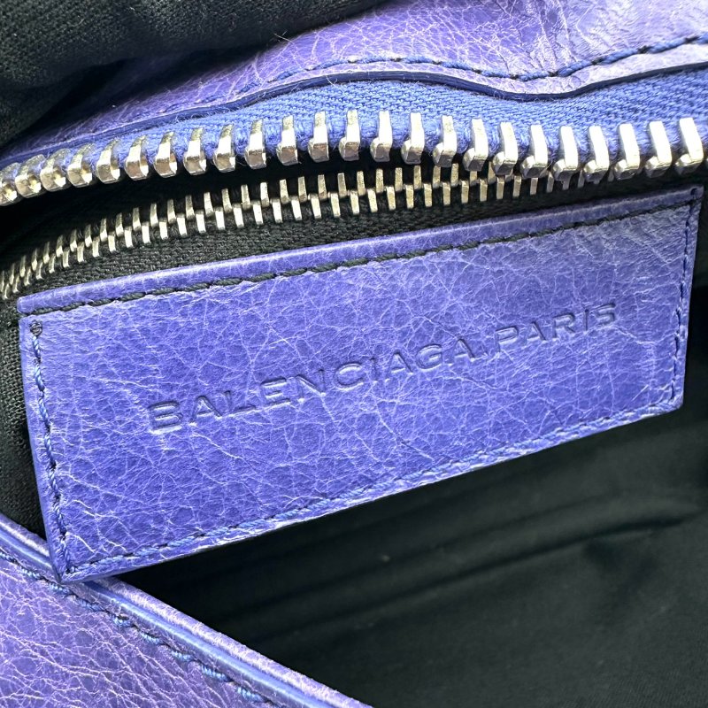 【美收精品】BALENCIAGA 深藍機車包 B-963【隔月月中將轉賣至日本 上架期限30天】-7