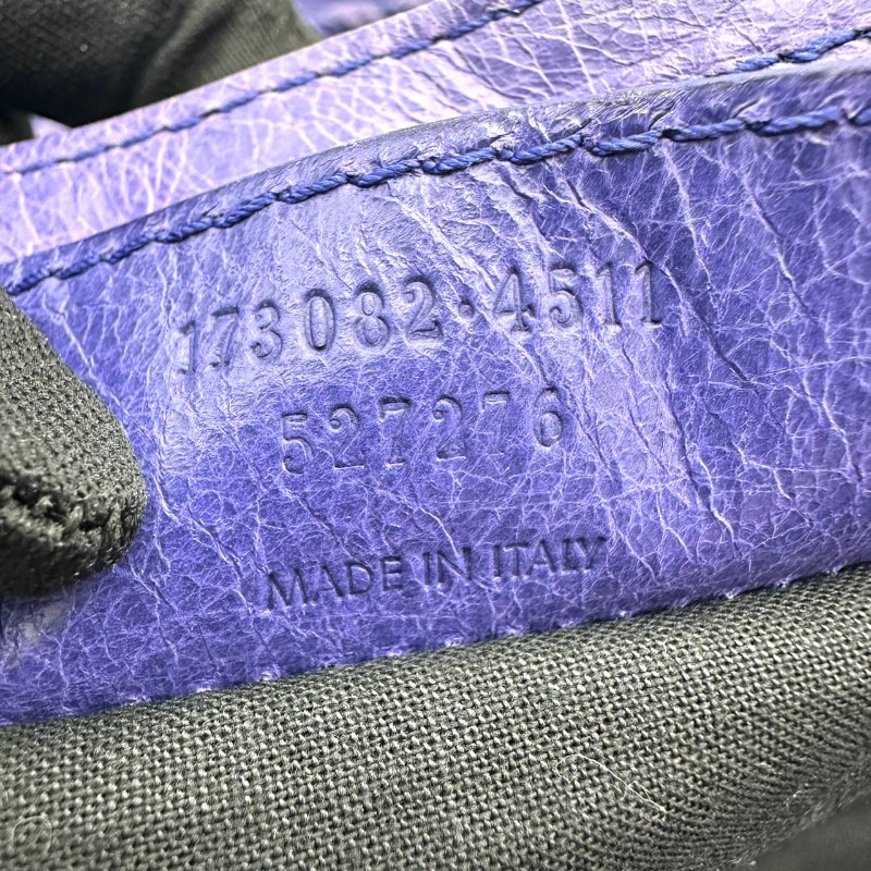 【美收精品】BALENCIAGA 深藍機車包 B-963【隔月月中將轉賣至日本 上架期限30天】-8