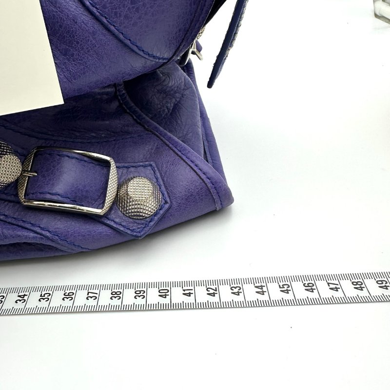 【美收精品】BALENCIAGA 深藍機車包 B-963【隔月月中將轉賣至日本 上架期限30天】-14