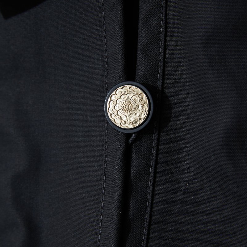 ❤️ CHANEL 黑色金扣經典外套-4