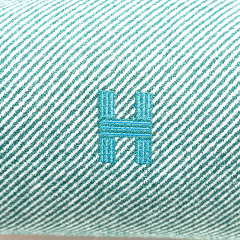 愛馬仕 Hermès Bride A 黑色 Au Carré PM 手提包/手拿包,森林綠印花 H 女士款-5