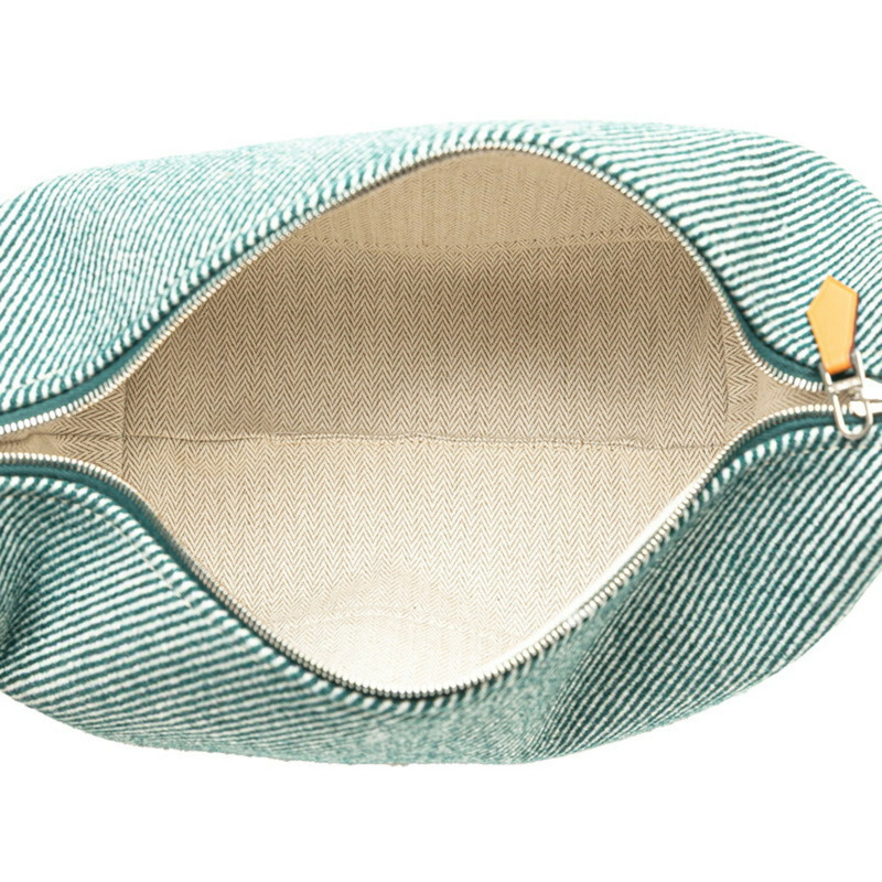 愛馬仕 Hermès Bride A 黑色 Au Carré PM 手提包/手拿包,森林綠印花 H 女士款-8