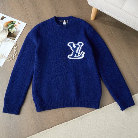 ❤️ LV 克萊因藍 時尚毛衣