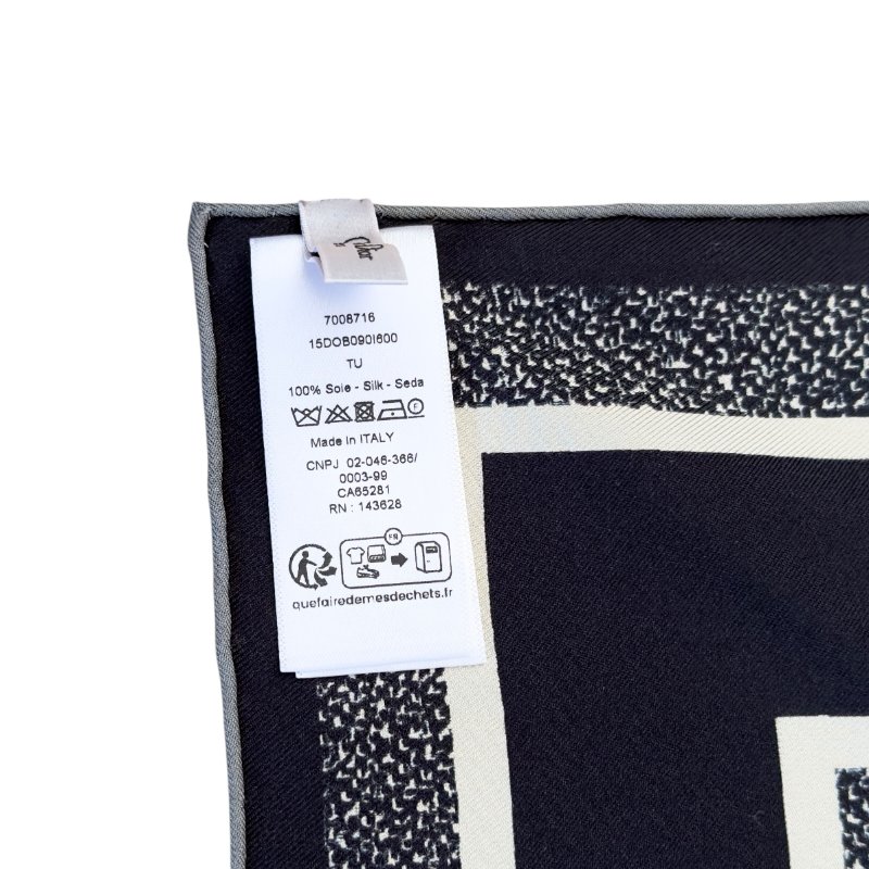 DIOR Oblique Diortwin 90 雙面 絲巾-7