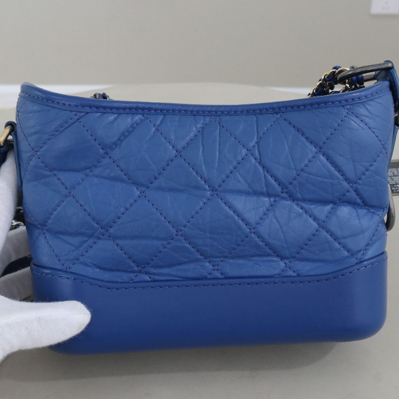 Chanel Gabrielle流浪包小號藍色-2