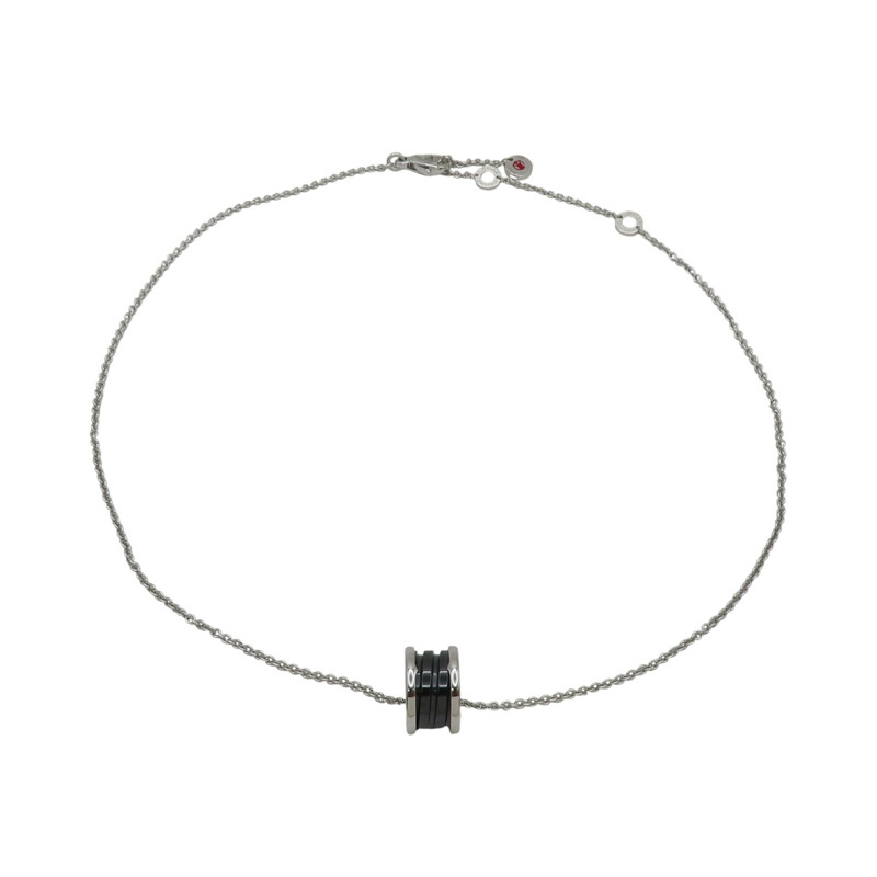 925純銀 Save the Children 黑色陶瓷 吊墜項鍊【BVLGARI 寶格麗】-1