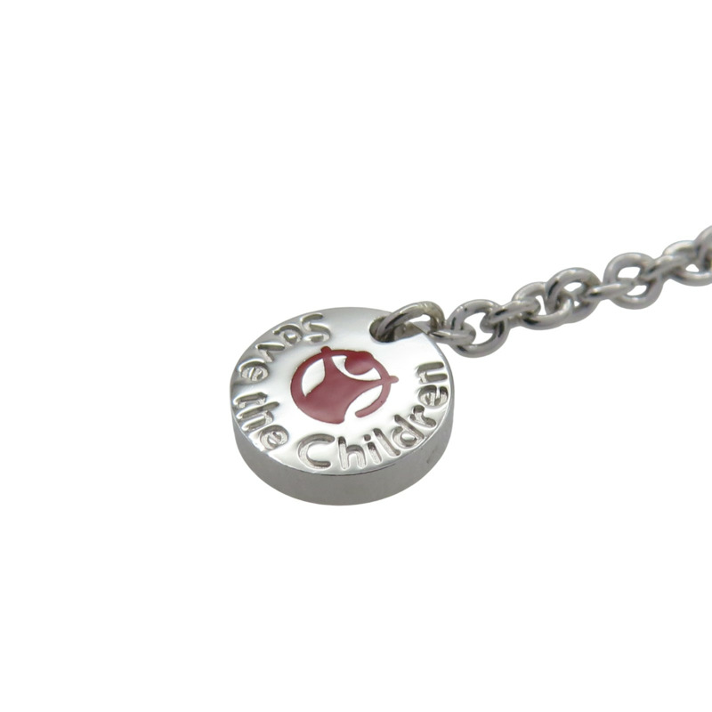 925純銀 Save the Children 黑色陶瓷 吊墜項鍊【BVLGARI 寶格麗】-7