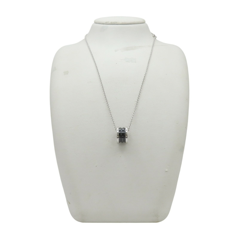 925純銀 Save the Children 黑色陶瓷 吊墜項鍊【BVLGARI 寶格麗】-9