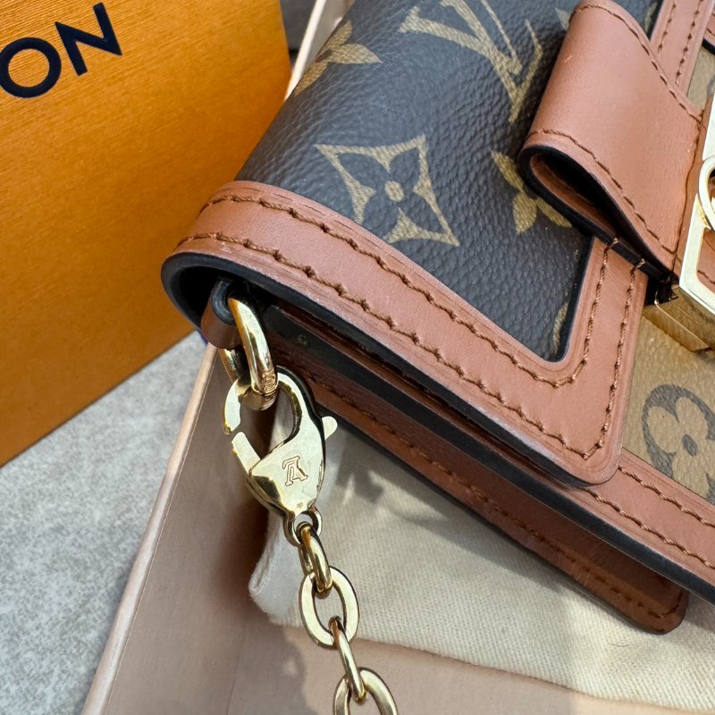 *SHIHNA名牌精品*LV拼色達芙妮mini胸腰包/鏈條包-5