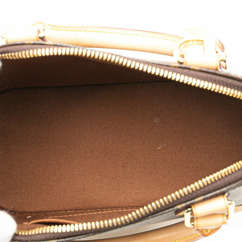 路易威登 Monogram Alma BB 手提包/肩背包，兩款，M53152，棕色皮革，女士款，LOUIS VUITTON-5