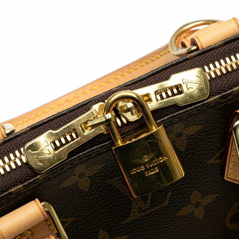 路易威登 Monogram Alma BB 手提包/肩背包，兩款，M53152，棕色皮革，女士款，LOUIS VUITTON-8