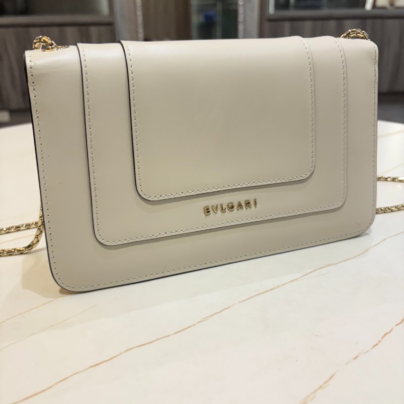 *SHIHNA名牌精品*BVLGARI Serpenti Forever 肩背包 淨白瑪瑙色-2