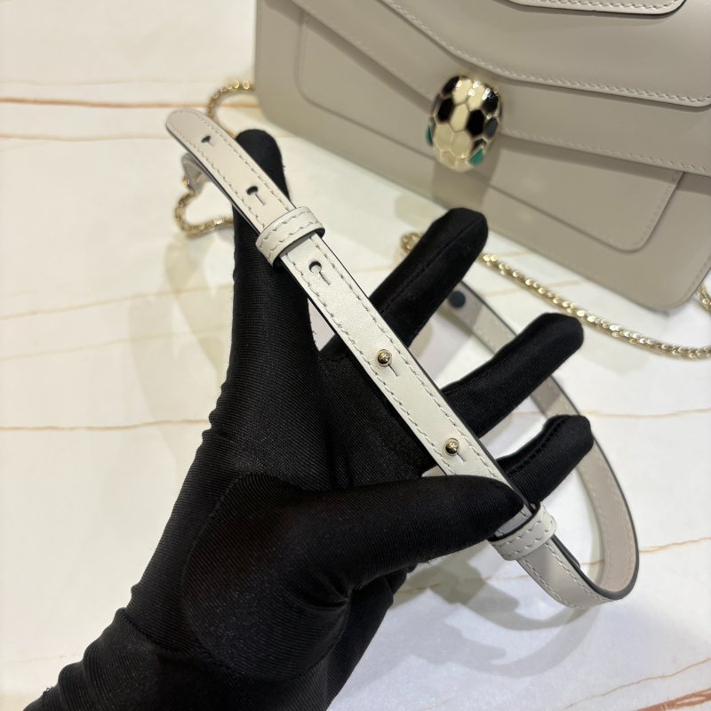 *SHIHNA名牌精品*BVLGARI Serpenti Forever 肩背包 淨白瑪瑙色-8