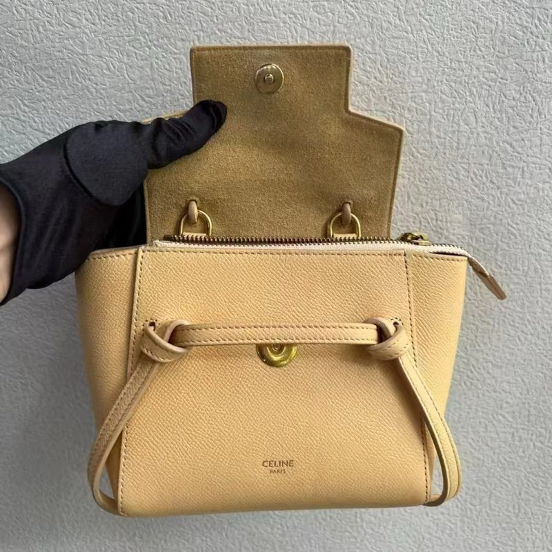 Celine 鯰魚包pico 小雞黃 99新配件塵袋-1