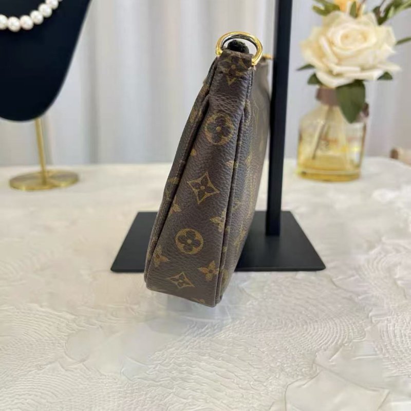 ✨Louis Vuitton 五合一 綠肩帶 24*13.5*4 99新 配件塵袋-3