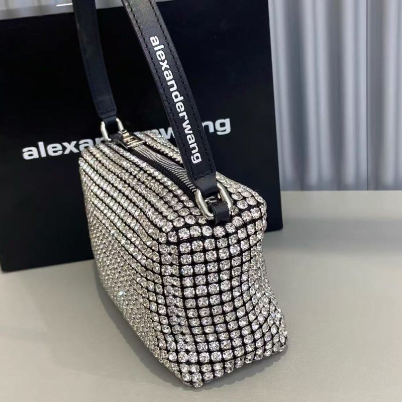 Alexander wang 鑽石包 肯豆同款17*10 99新 配件盒子-4