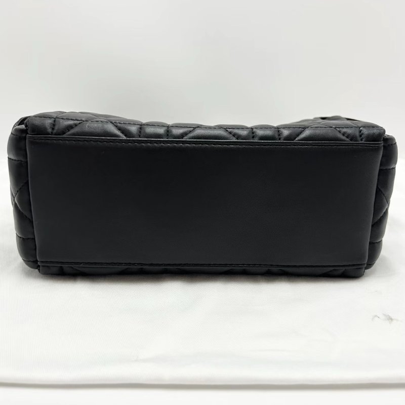 DIOR D-dream黑色羊皮手提肩背斜背包 23*17*11 98新配件塵袋-3