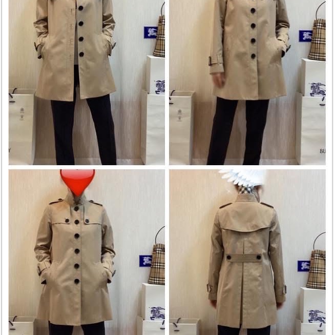 BURBERRY日系蜜色風衣40-0