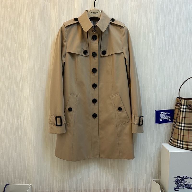 BURBERRY日系蜜色風衣40-1