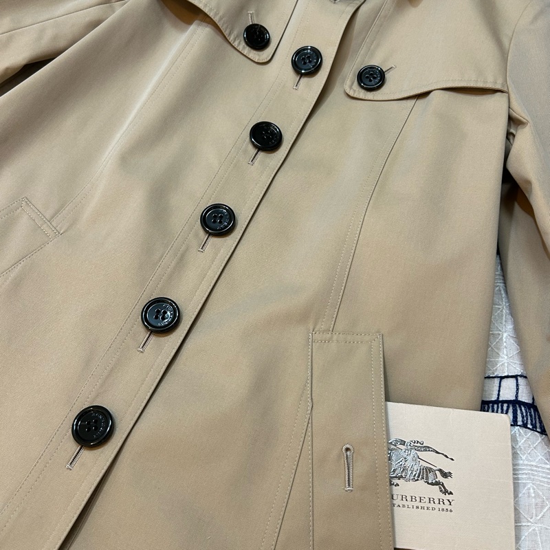 BURBERRY日系蜜色風衣40-5