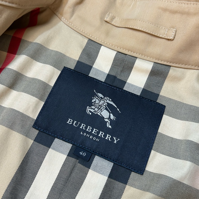 BURBERRY日系蜜色風衣40-10