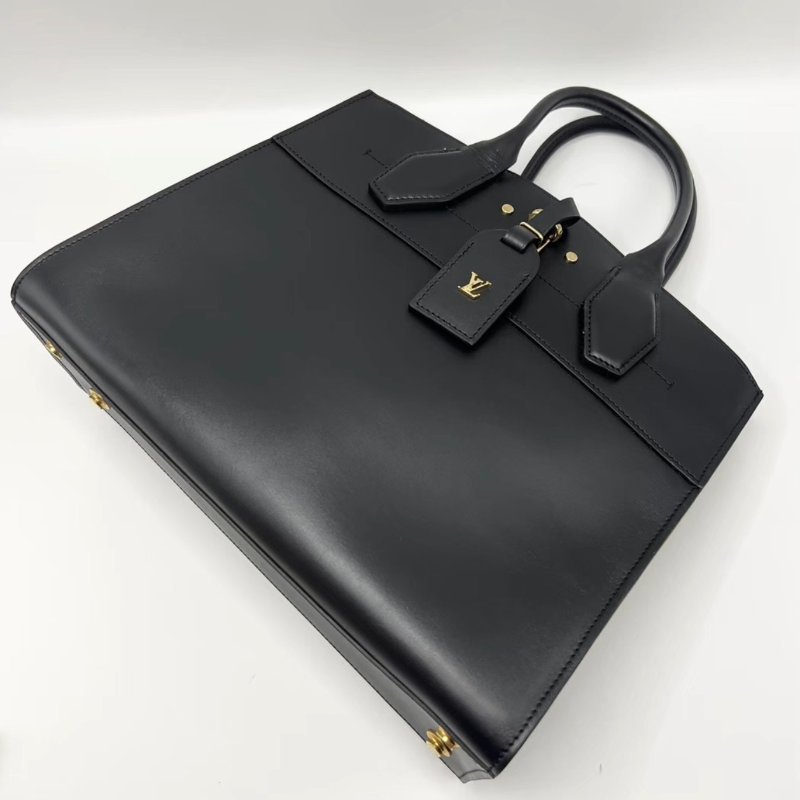 LV黑金City Steamer中號肩背斜背手提包31*26*14 99新配件塵袋鎖鑰匙購證-2