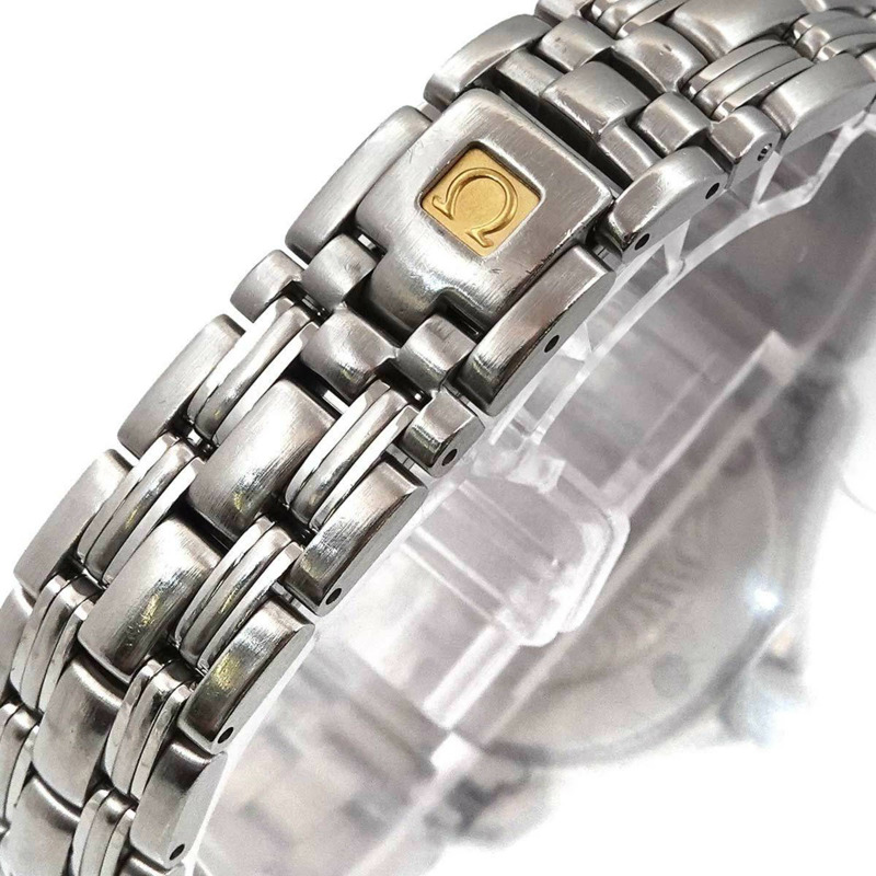 歐米茄海馬系列120 2571 21 女士腕錶 日期顯示 白色石英錶-4