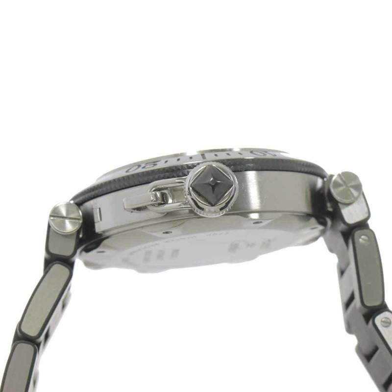 卡地亞 Pasha Seatimer W31077U2 男士腕錶,附日期顯示,黑色,自動上鍊機芯-4