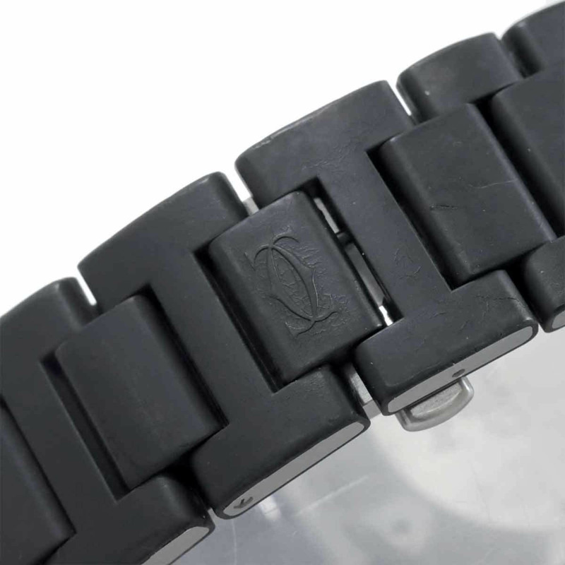 卡地亞 Pasha Seatimer W31077U2 男士腕錶,附日期顯示,黑色,自動上鍊機芯-5