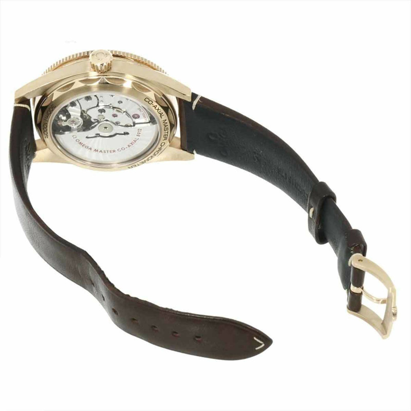 歐米茄海馬300公尺至臻天文台錶 234 92 41 21 10 001 男士腕錶 黑色 9KBG 青銅金 自動上鍊-4