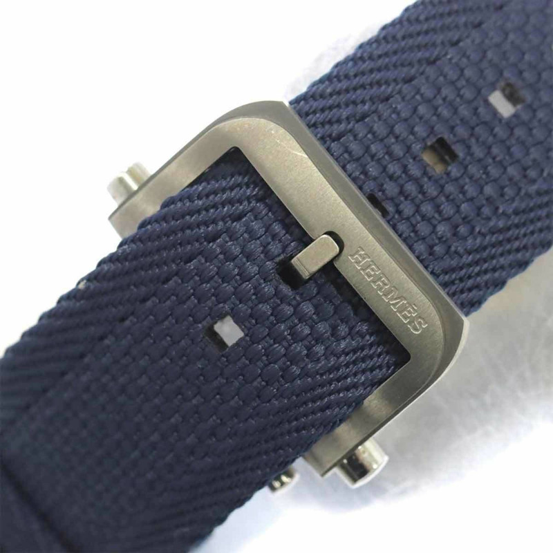 近乎全新的愛馬仕 H08 SP1 741a 男士腕錶,附日期顯示,灰色鈦金屬錶殼,自動上鍊機芯。-6