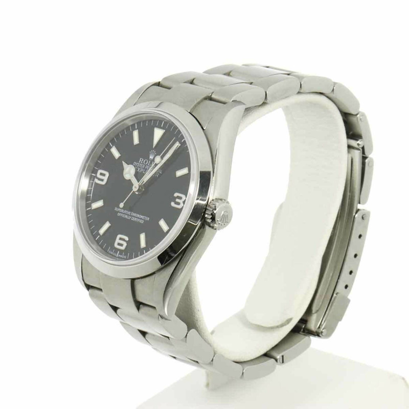 勞力士探險家1型114270 D字頭男士腕錶,黑色,自動機械-1