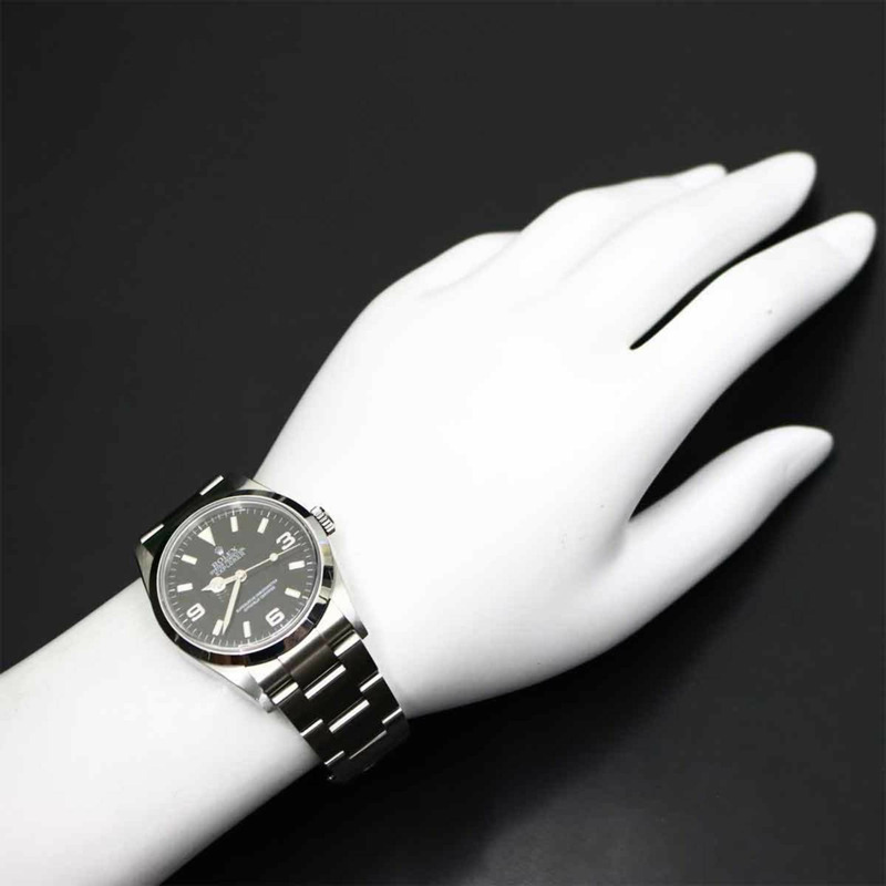 勞力士探險家1型114270 D字頭男士腕錶,黑色,自動機械-2