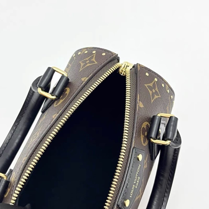 LV Speedy Trunk 20手提斜背包芯片款20*14*5*11.5 99新配件塵袋鎖鑰匙-1