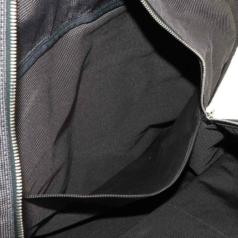 愛馬仕 Herline TGM 手提包,灰色帆布配銀色五金配件-8