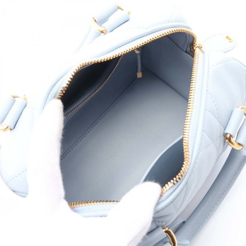 Dior Groove 20 Macrocannage 兩用肩背包 M1364UBOL 皮革 藍色 二手-2