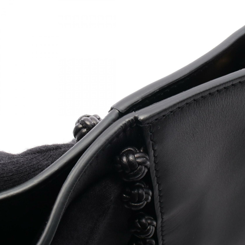 Christian Dior 黑色皮革水桶肩背包（二手女款）-4