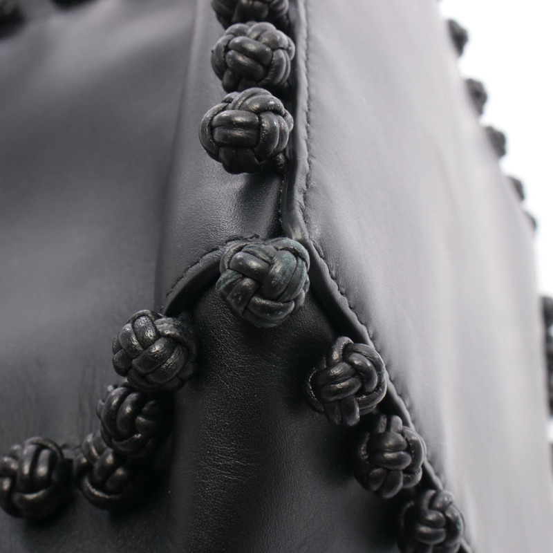 Christian Dior 黑色皮革水桶肩背包（二手女款）-6